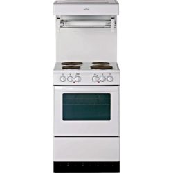 New World 50HLGE 50cm Electric Cooker with High Level Grill in White